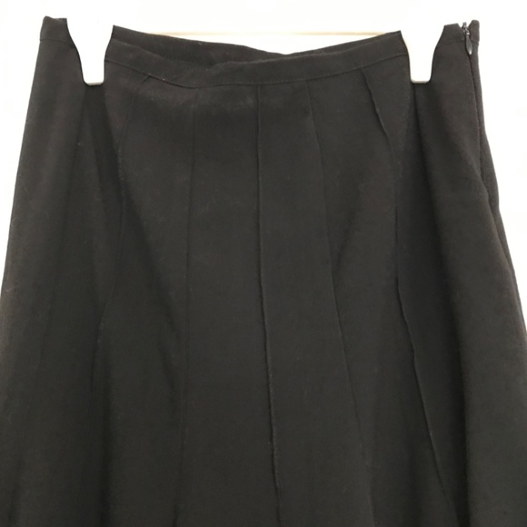 Y2K Costa Blanca Flare Skirt XS Fit Black Goth Punk Alternative - Picture 3 of 9